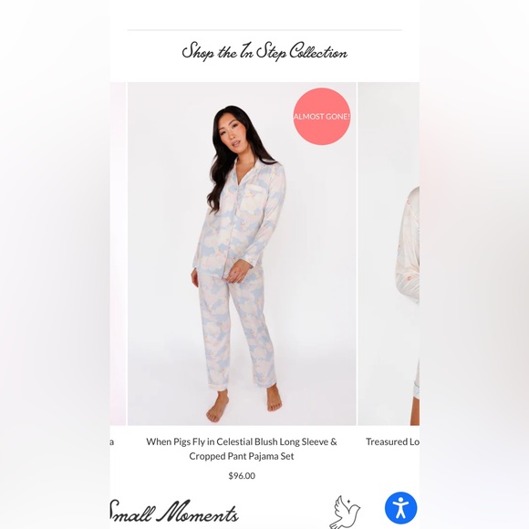 In My Sundays Pigs Fly Pajama Set - Picture 2 of 3